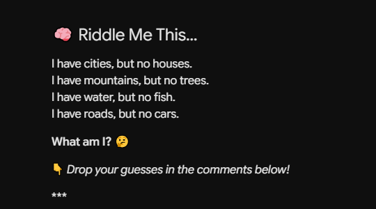 Riddle Answer