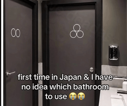 Japanese Bathroom Symbol