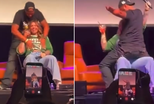 Kailyn & BF On Stage